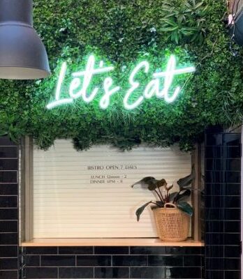 Let’s Eat LED Light Sign