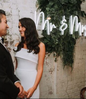 Mr & Mrs Wedding Sign