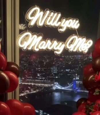 Will You Marry Me LED Neon Sign